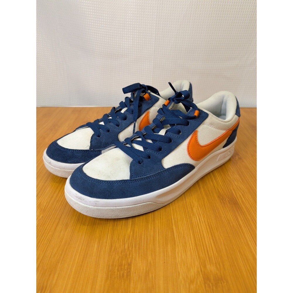Size 8.5 Men's - Nike Adversary Premium SB Navy Safety Orange EU 42 (T11)